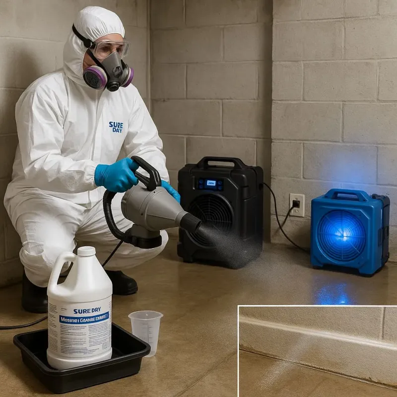 Sanitization and Odor Removal process in Hallam, PA