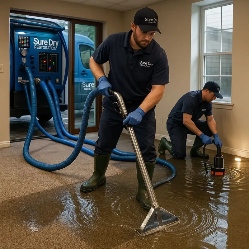 Water Extraction and Removal process in Hallam, PA
